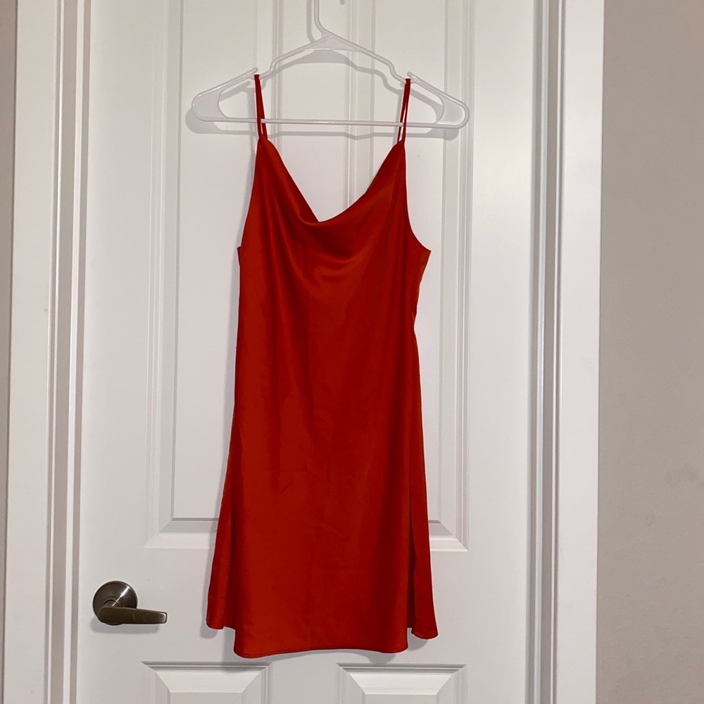 UO Cowl Neck Mini Dress